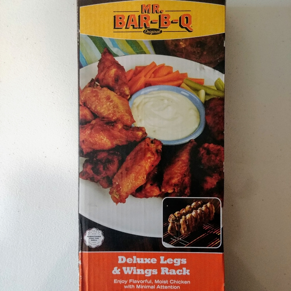 Mr. Bar-B-Q Deluxe Wing & Leg Rack